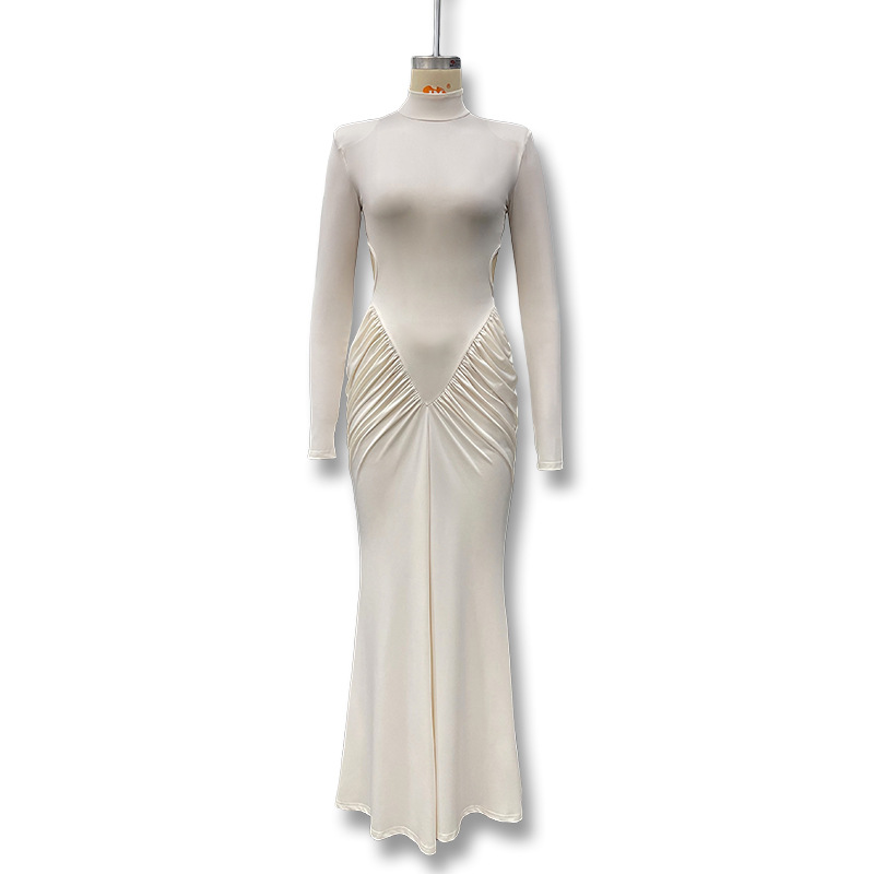 Jasmine Shoulder Padded Bandage Dress