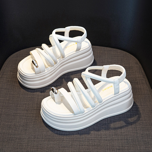 Platform Thong Roman Sandals