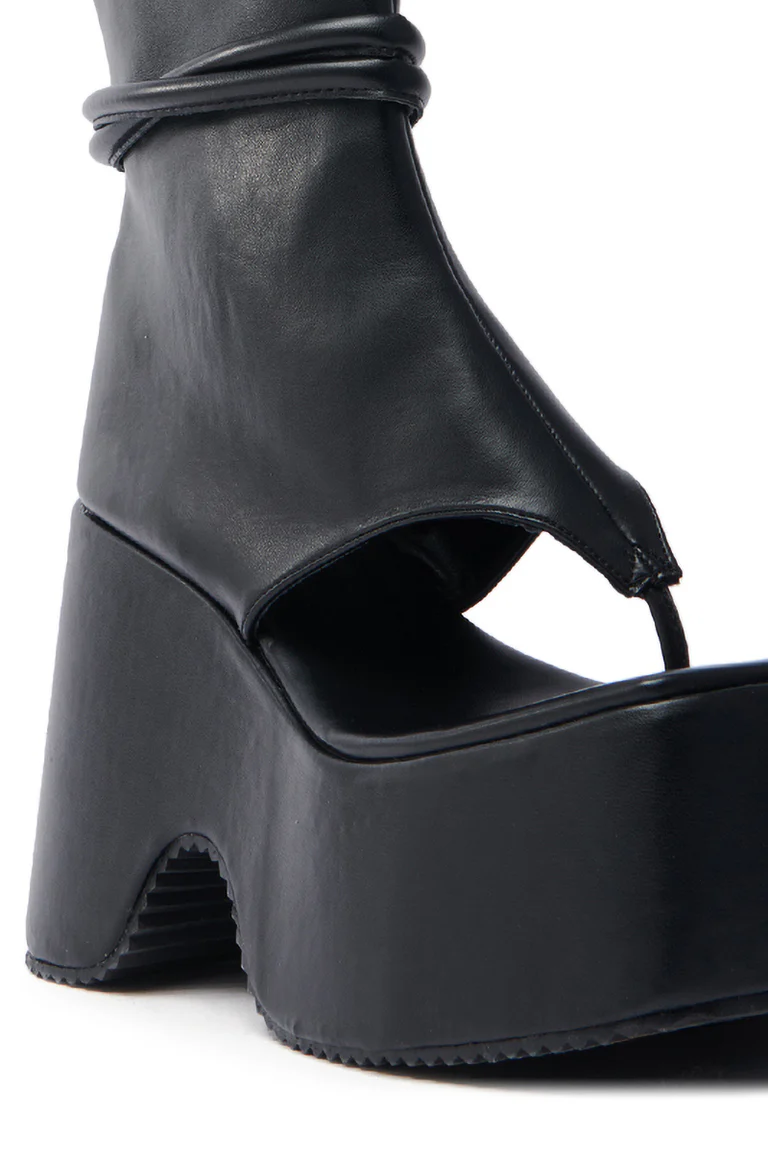 Open Toe Sandal Flatform Sandal Boot