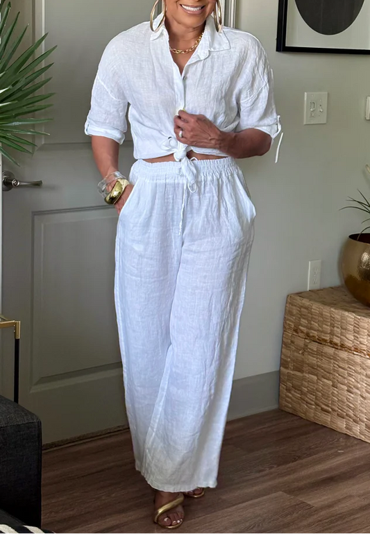 The Pure Escape Linen Set