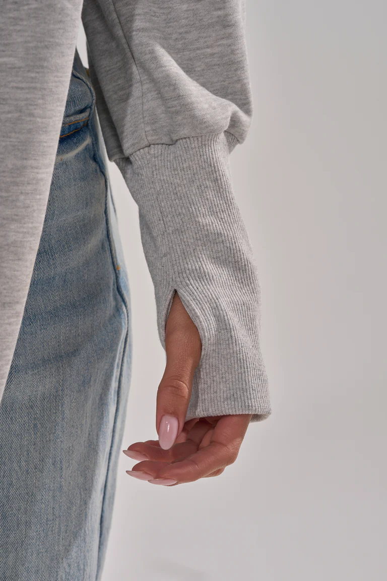 DIY Halter Neck Long-Sleeved Sweatshirt
