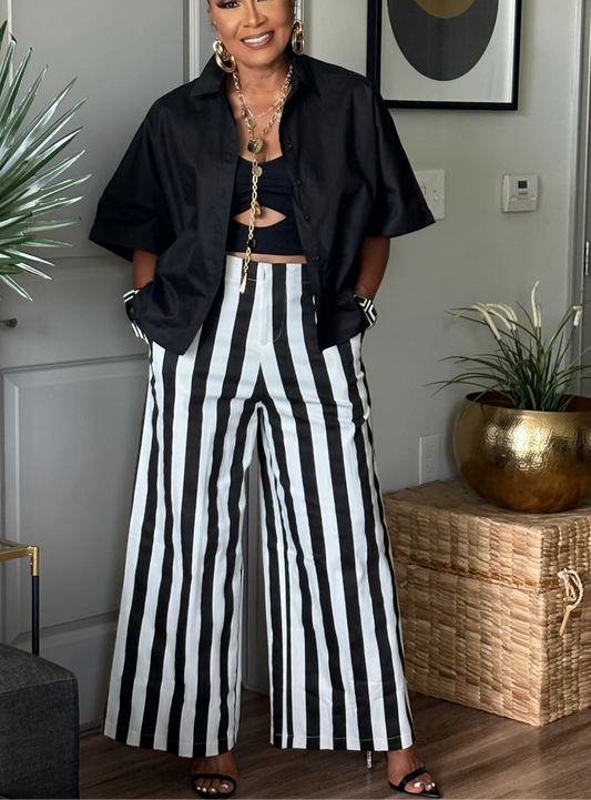 The Resort Ready Colored Striped Pant