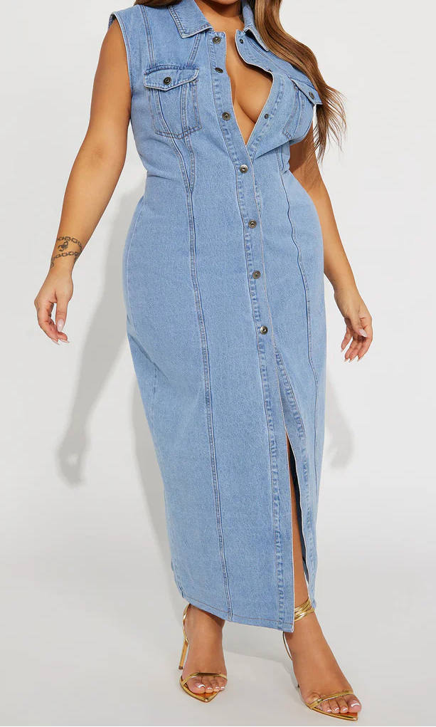 Tallahassee Denim Maxi Dress
