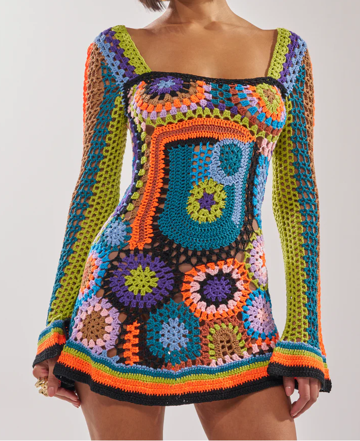 Paradise Found Knit Mini Dress