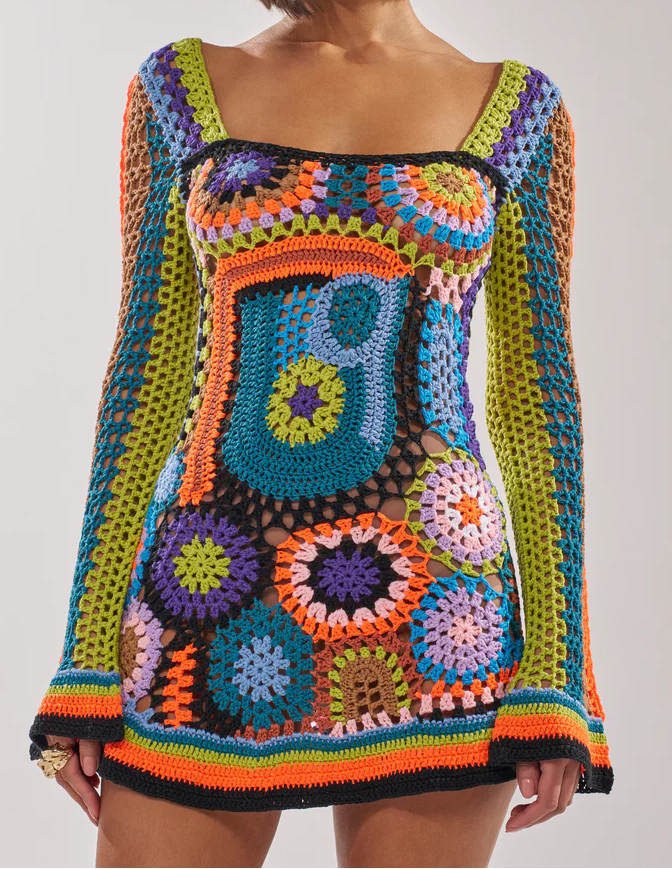 Paradise Found Knit Mini Dress