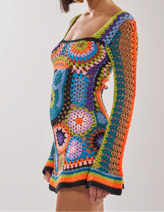 Paradise Found Knit Mini Dress