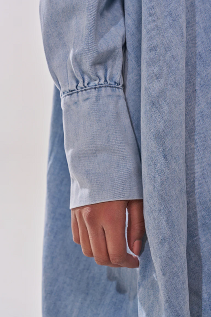 Denim High-Low Dress
