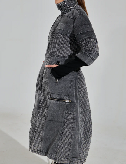 Denim Trench Coat