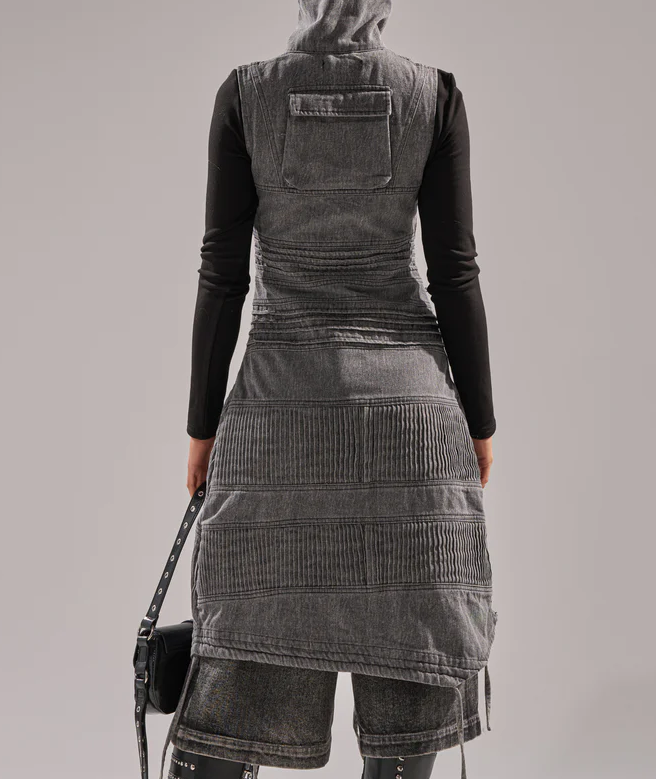 Keep You Waiting Denim Vest