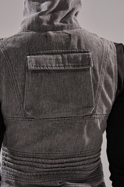 Keep You Waiting Denim Vest