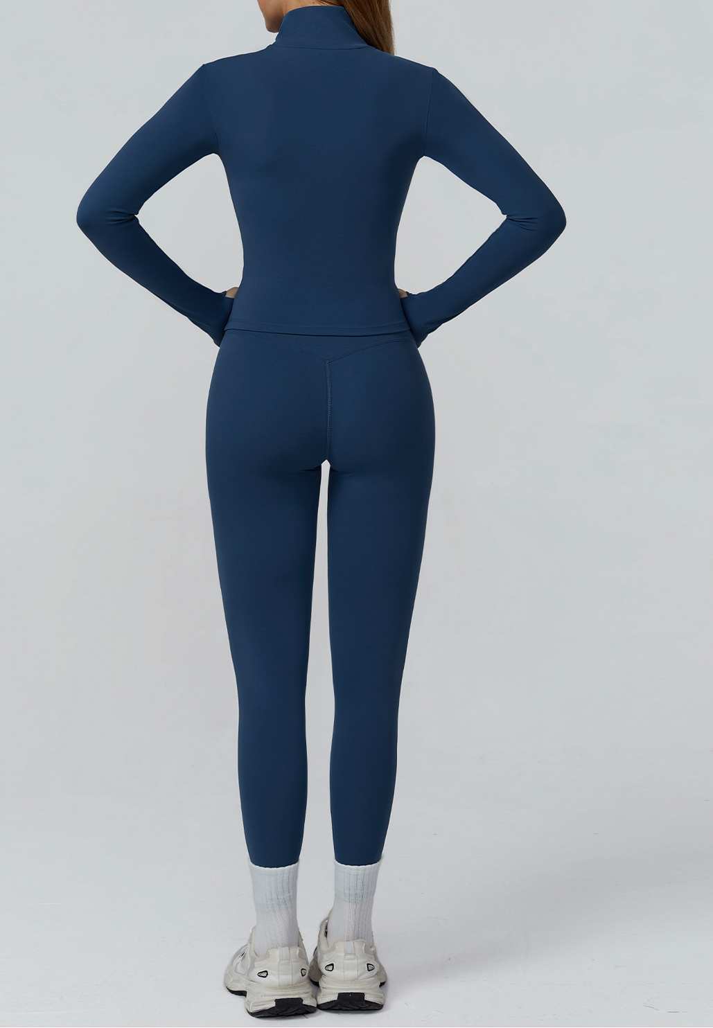 Color-Blocked Yoga Workout Set (3 pieces)