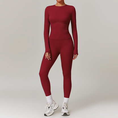 Long-Sleeved Top & Trousers Multi-Color Tracksuit