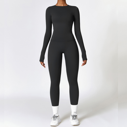 Long-Sleeved Top & Trousers Multi-Color Tracksuit