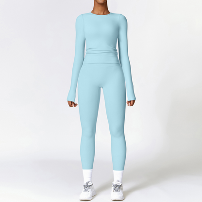 Long-Sleeved Top & Trousers Multi-Color Tracksuit