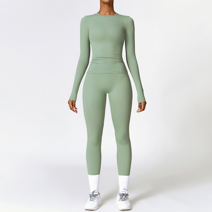Long-Sleeved Top & Trousers Multi-Color Tracksuit
