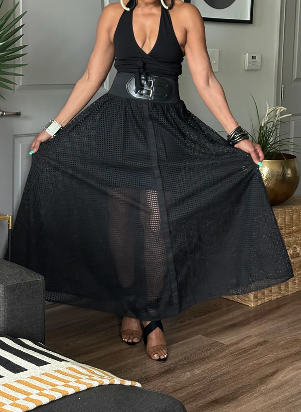 The Majesty Power Mesh skirt