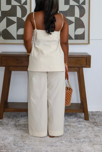 Island Breeze Linen Pants Set