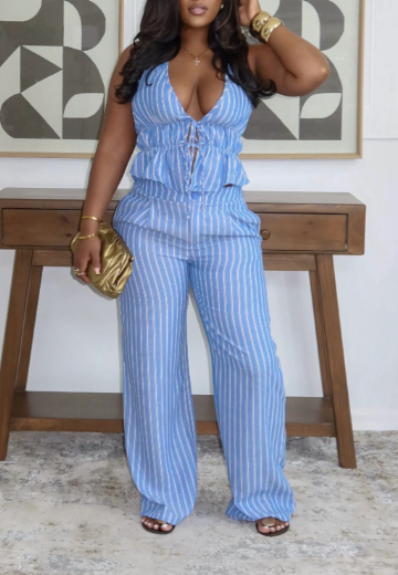 Talia Linen Pants Set