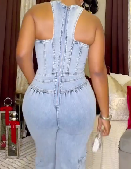 Diamond Necklace Jumpsuit