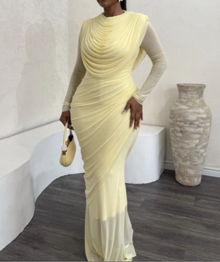Huda Draped Dress