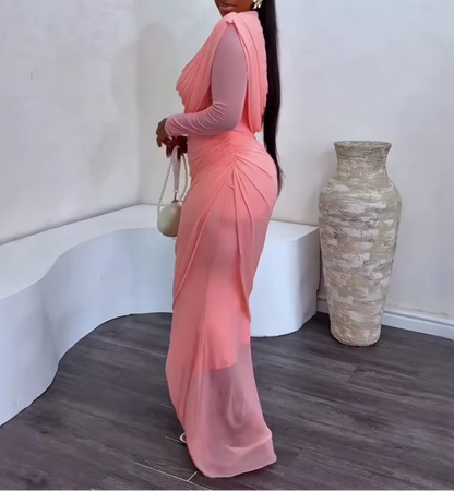 Huda Draped Dress