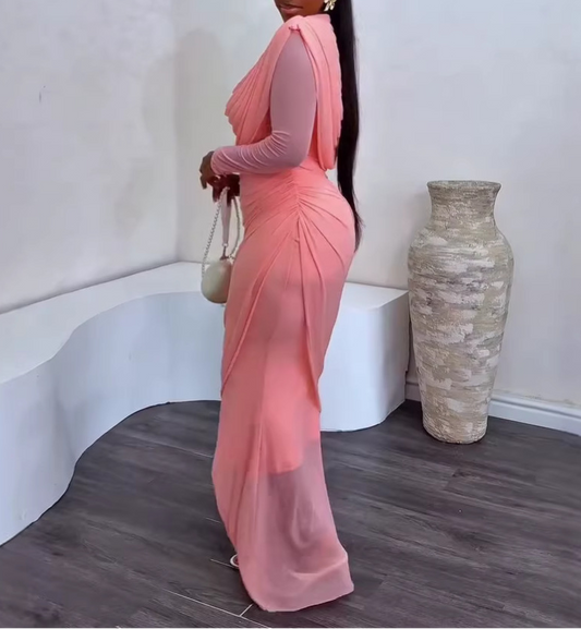 Huda Draped Dress