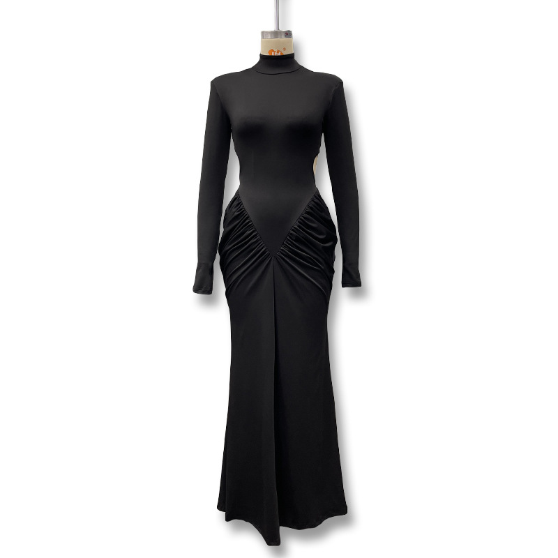 Jasmine Shoulder Padded Bandage Dress