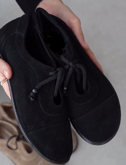 Genuine Leather Lace-Up Full-Coverage Birkenstocks