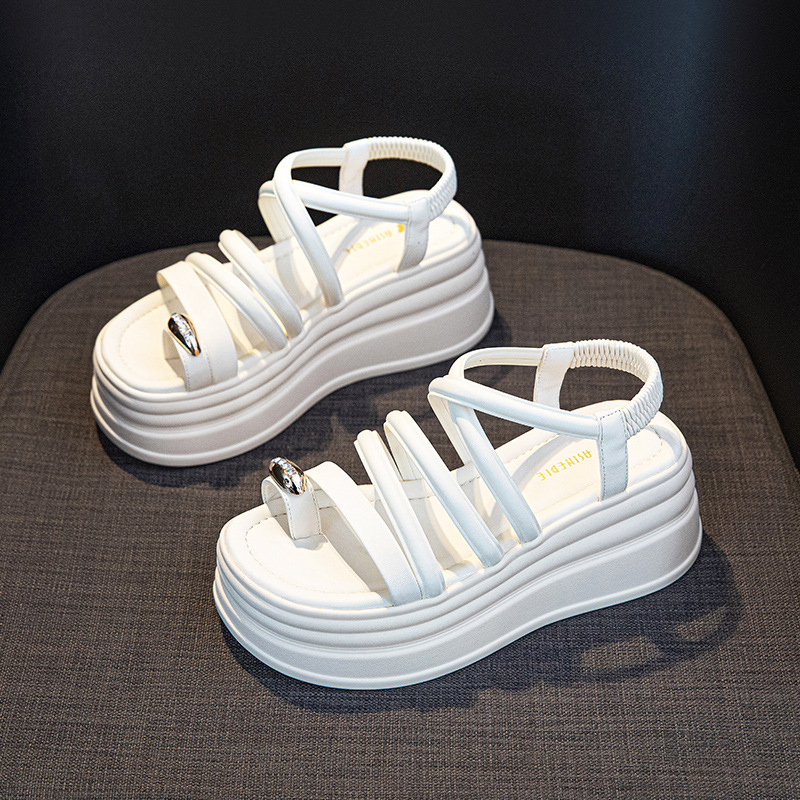Platform Thong Roman Sandals