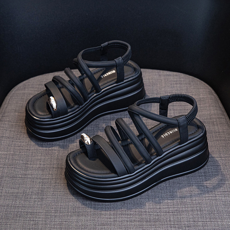 Platform Thong Roman Sandals