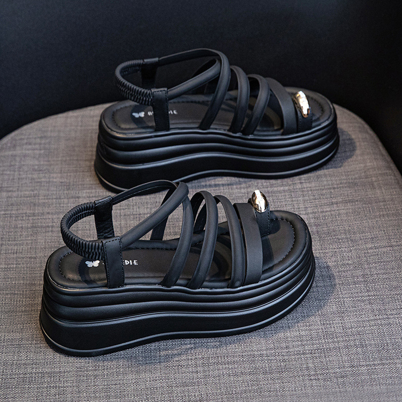 Platform Thong Roman Sandals