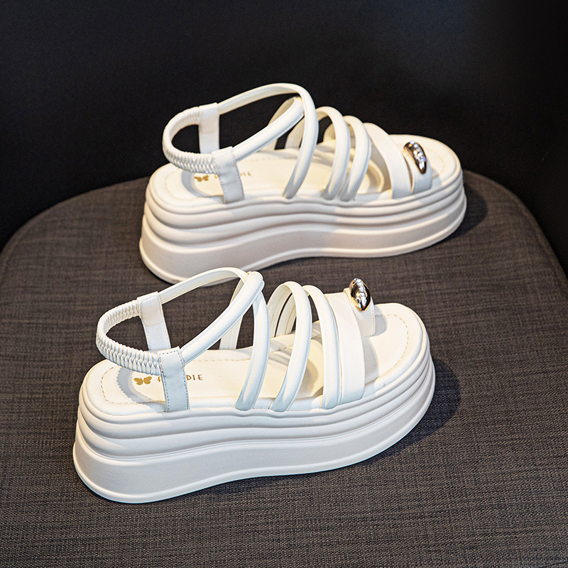 Platform Thong Roman Sandals