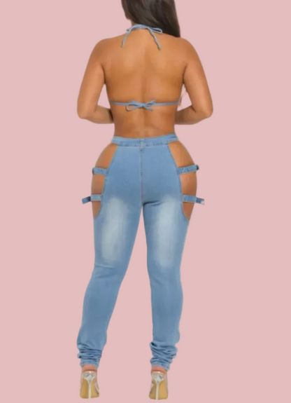 Diamond Denim Suit