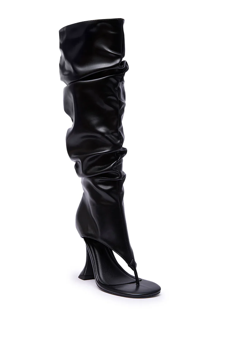 Ruched Upper Gladiator Sandal