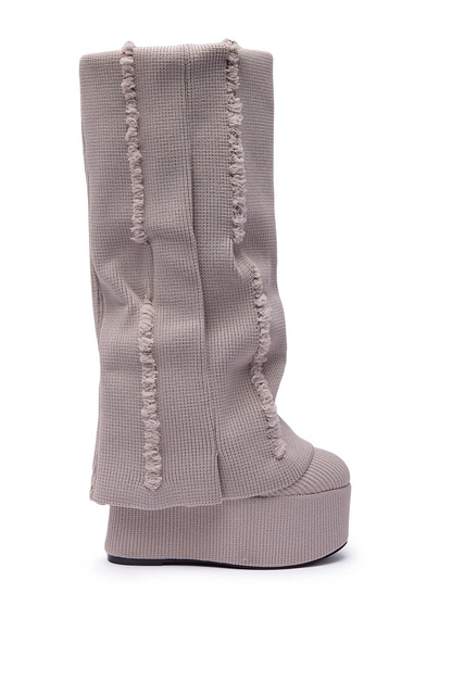 Foldover Platform Boots