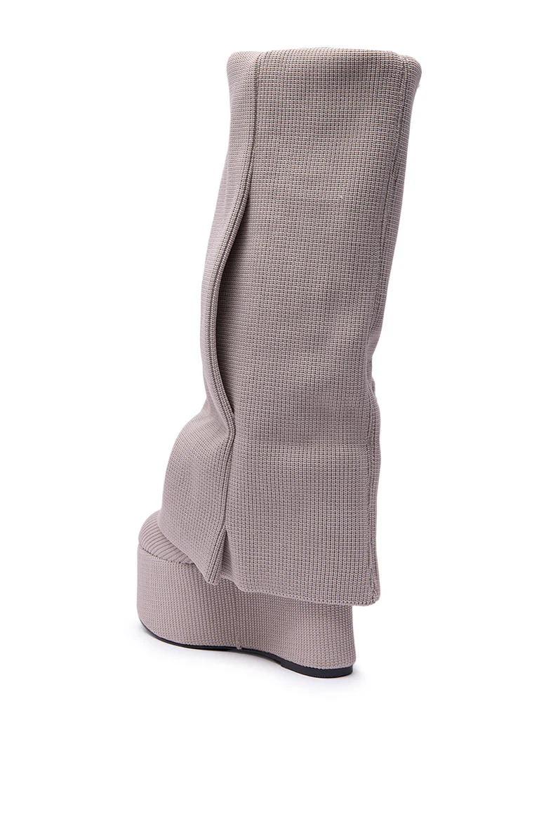 Foldover Platform Boots