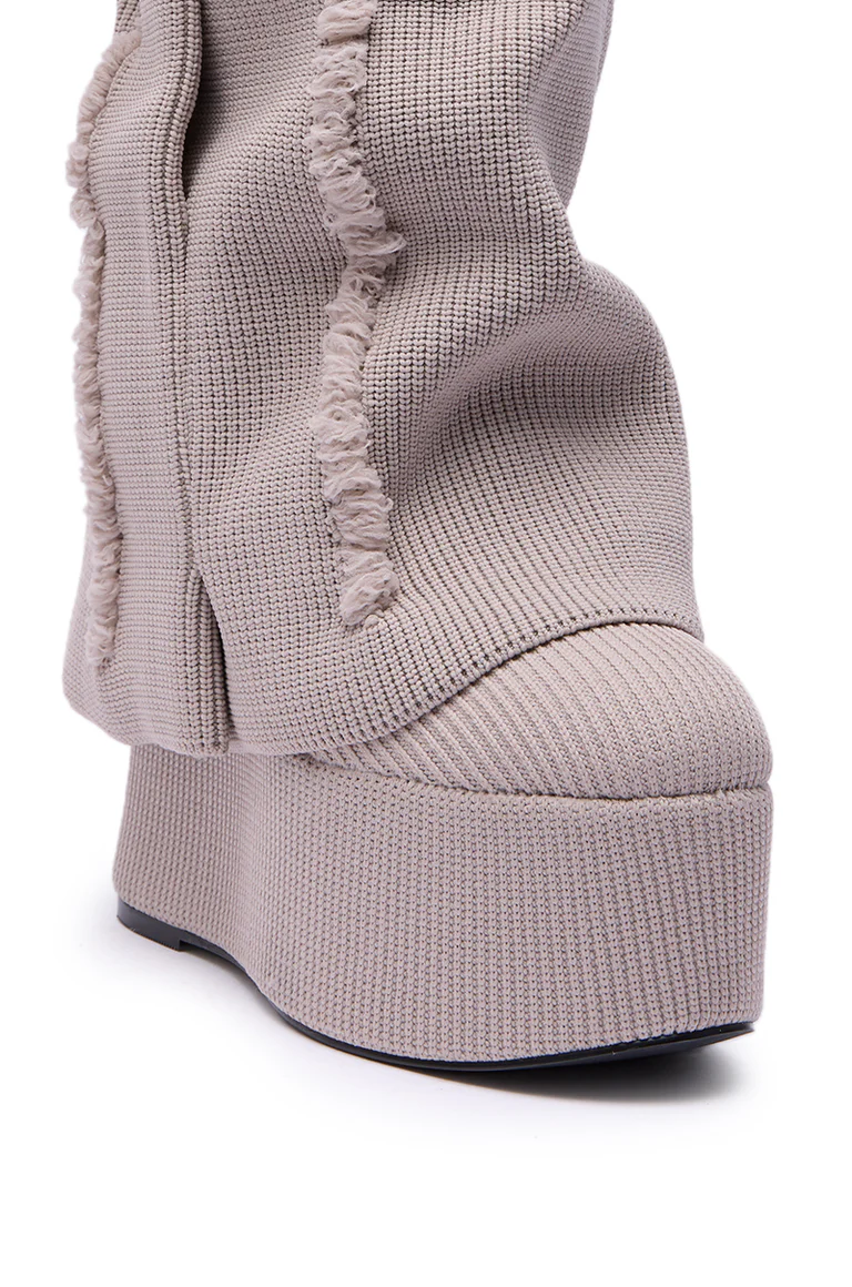 Foldover Platform Boots