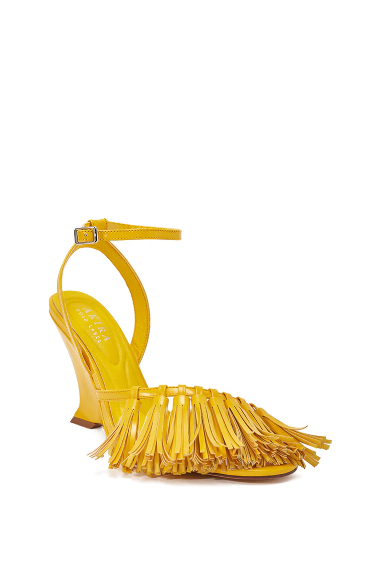 Front-Tassel-Shaped Wedge Sandals
