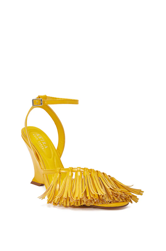 Front-Tassel-Shaped Wedge Sandals