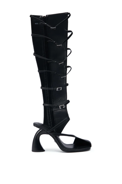 Black Gladiator Sandal