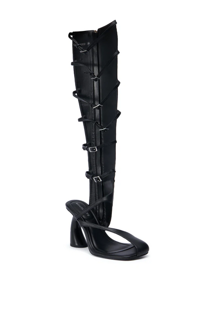 Black Gladiator Sandal