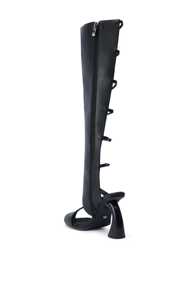 Black Gladiator Sandal