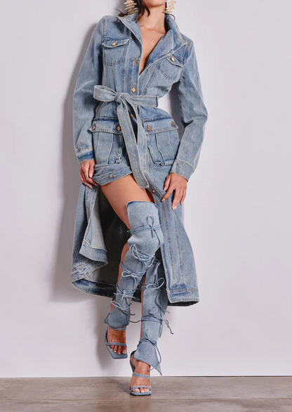 Camilla Denim Trench
