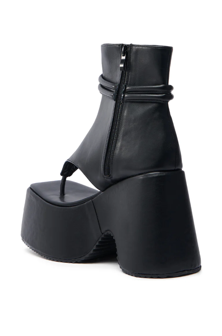 Open Toe Sandal Flatform Sandal Boot