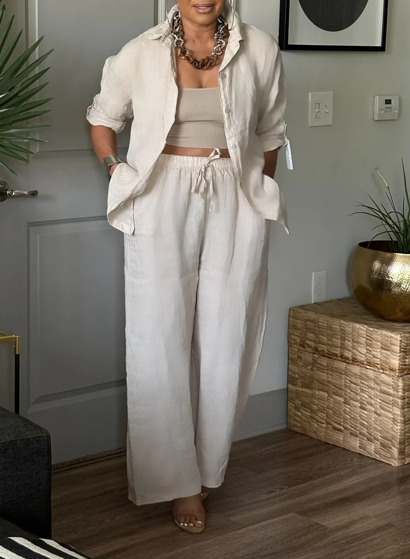 The Pure Escape Linen Set