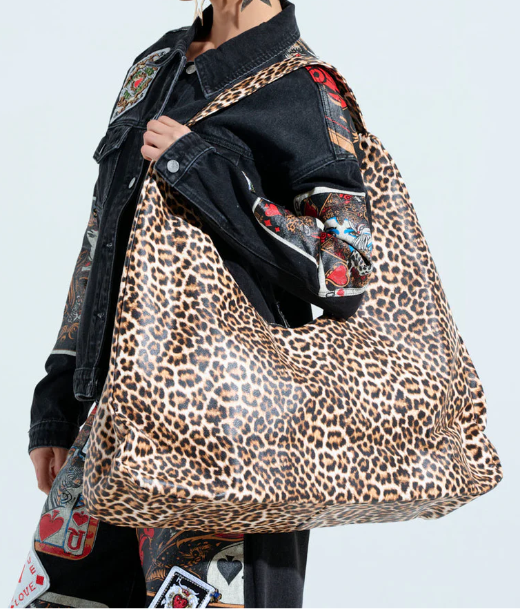 Wild One PU Oversized Tote