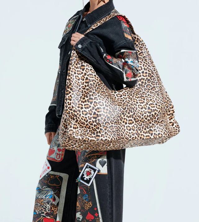 Wild One PU Oversized Tote