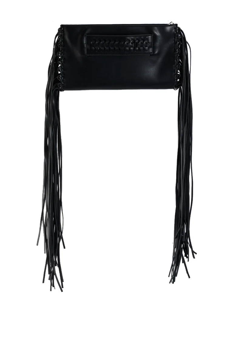 Finer Things Fringe Clutch