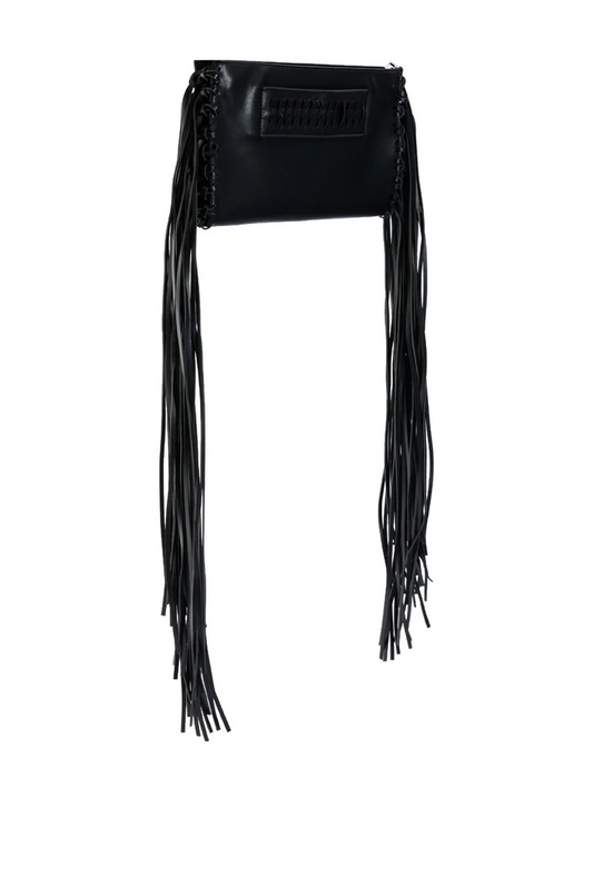Finer Things Fringe Clutch