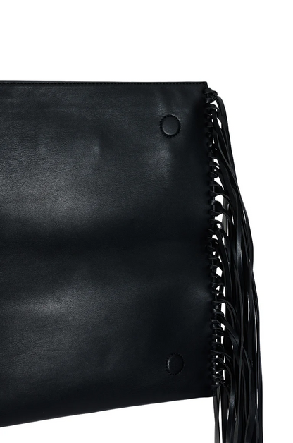 Finer Things Fringe Clutch